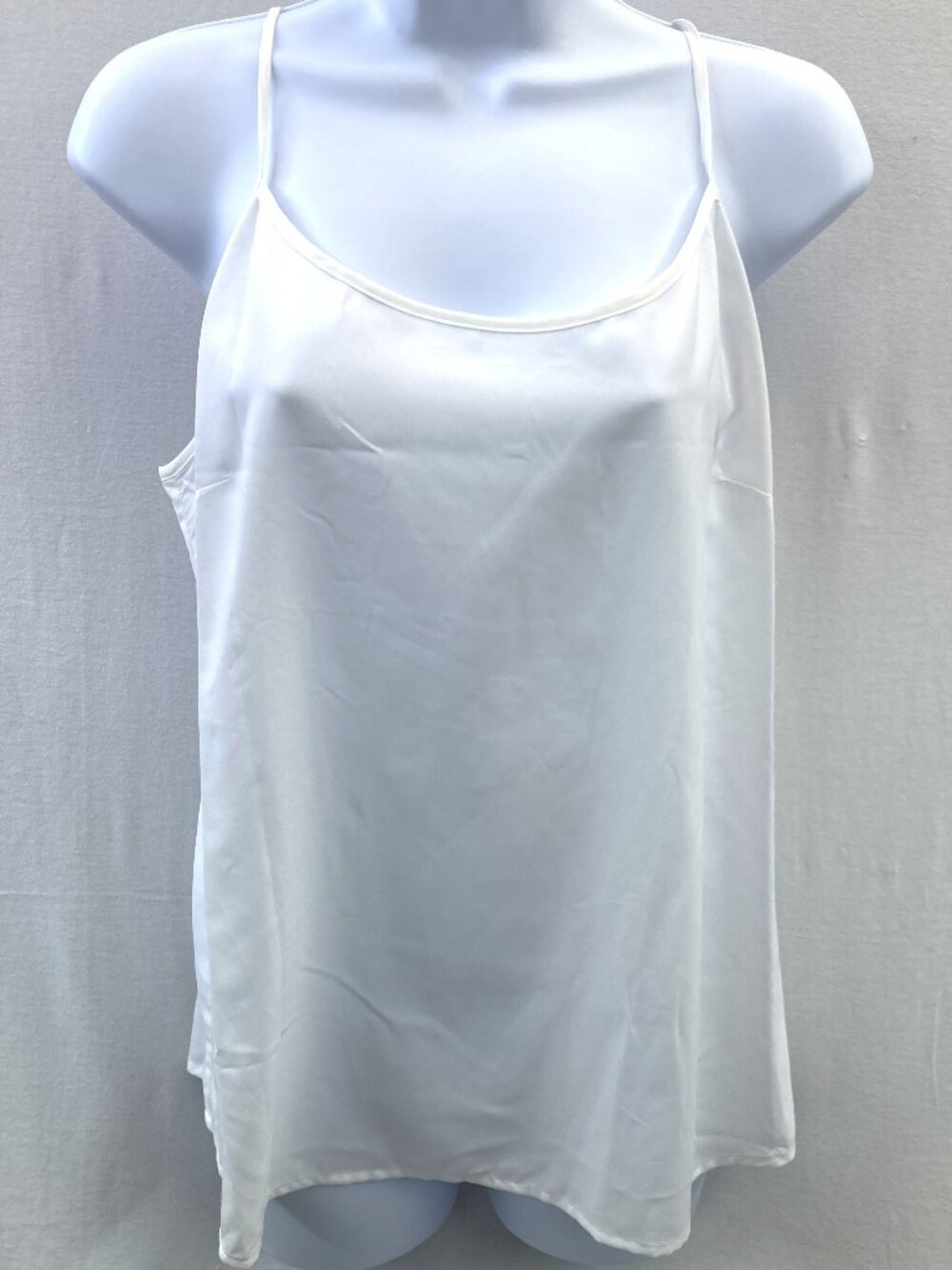 Pendleton Woman's Satin White Camisole - Size 8